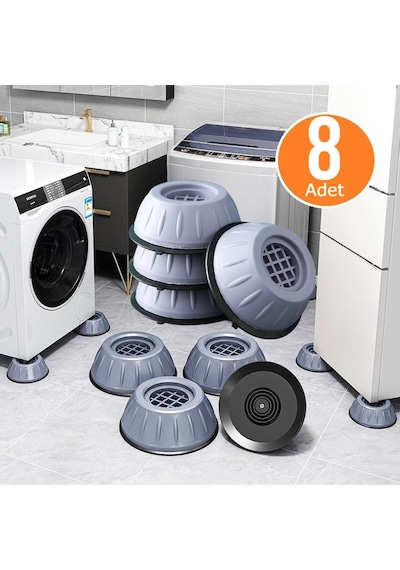 Çamaşır Makinesi Için Titreşim Engelleyici Stoper 8 Li 5332 Açık Bej