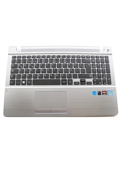 Samsung Uyumlu Np510 Np470 Np450 Np370 Üst Kasa Klavye