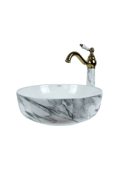 Calacatta 42 Cm Çanak Lavabo Renkli