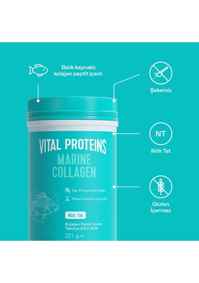Marine Collagen Balık Kolajeni 221gr X2