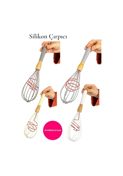 Lüx Silikon Pastel Çırpıcı Krem Silikon Diğer