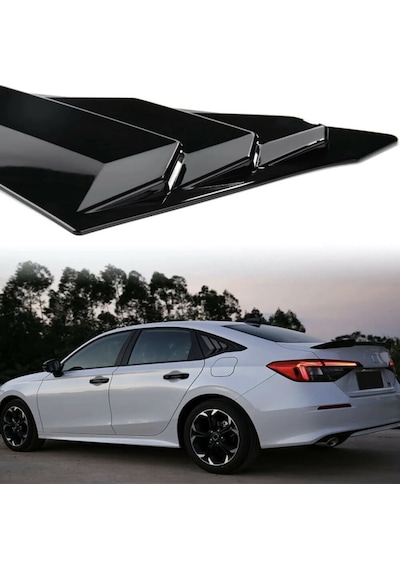 Honda Civic Aksesuar Fe1 Uyumlu Kelebek Cam Kaplama Vizörü 2022