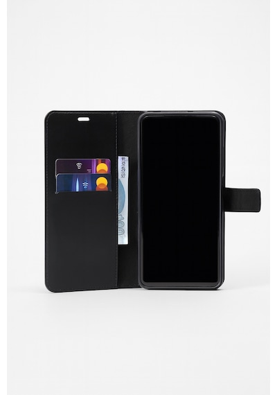 Tecno Spark Slim 5g Cüzdanlı Standlı Kapaklı Kılıf Siyah Siyah