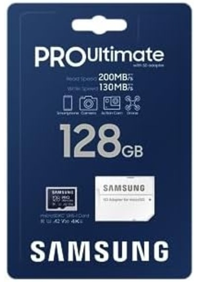 Pro Plus 128gb Microsdxc Uhs-ı Bellek Kartı Mb-my128sa/ww, U3, V30, A2 Hız Sınıfı, 180 Mb/sn Okuma, 130 Mb/sn Yazma