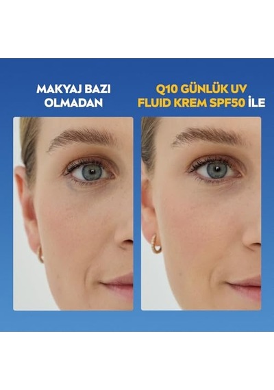 Nıvea Spf50 Q10 Kırışıklık Karşıtı Gündüz Yüz Bakım Kremi 40ml,nemlendirici,makyaj Bazı,tüm Cilt Tonları