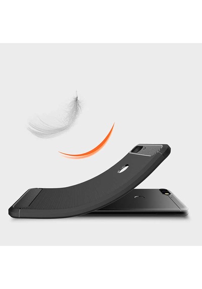 Huawei Y7 2018 Kılıf Zore Room Silikon Kapak Siyah