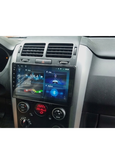 Suzuki Vitara Araç Multimedya Android Ekran Carplay Navigasyon Double Teyp 2+32 9" 06-12 Black Blueway