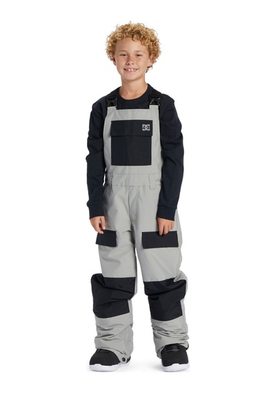 Dc Dc Roadblock Youth Bib Erkek Çocuk Gri Snowboard Tulumu Sla0 Gri