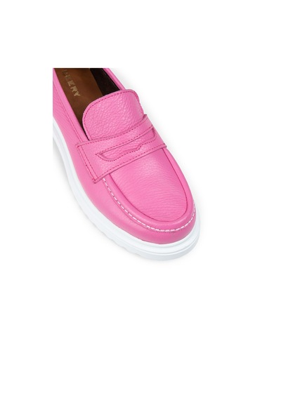 Deery Hakiki Deri Pembe Kadın Loafer - 01903zpmbp01 Pembe