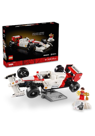 LEGO® Icons McLaren MP4/4 ve Ayrton Senna 10330 Araç Tutkunu Yetişkinler için Koleksiyonluk Yaratıcı Model Araba Yapım Seti - 693 Parça LEGO® Icons McLaren MP4/4 ve Ayrton Senna 10330 Araç Tutkunu Yetişkinler için Koleksiyonluk Yaratıcı Model Araba Yapım Seti - 693 Parça