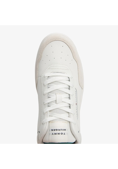 Tommy Hilfiger Low Top Mixture Erkek Beyaz Sneaker Fm0fm05467 Beyaz