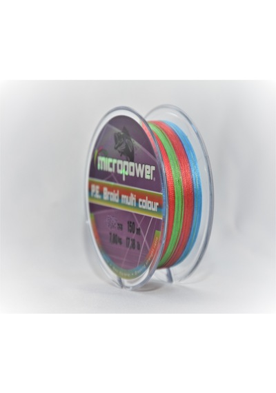 Mıcropower Braıdlıne 150mt 4x M.color Ebr İp Misina 0,14mm