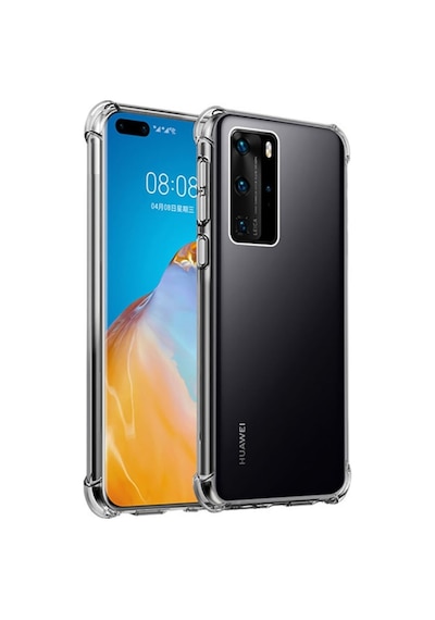 Huawei P40 Kılıf Şeffaf Nitro Anti Shock Kapak Renksiz