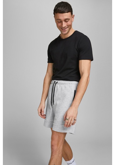 Jack & Jones Jack&jones Erkek Şort 12186750 Light Grey Melange Gri