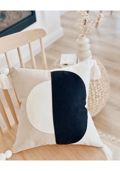 Tr Yastık Kılıfı Modern Dekoratif Kırlent Kılıfı Geometrik Motif Minder Kılıfı Koltuk Yatak Odası Ev Dekoras Genel