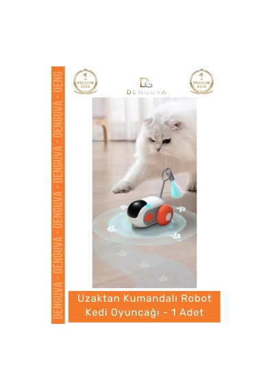 Kedioyuncağı Şarjlı Hareketli İnteraktif Eğlenceli Kedi Oyun Uzaktan Kumandalı Robot Kedi Oyuncağı