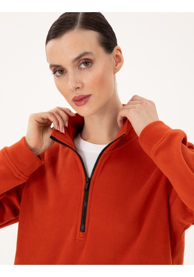 Pierre Cardin Kadın Kiremit Sweatshirt 50300846-vr031 Kiremit