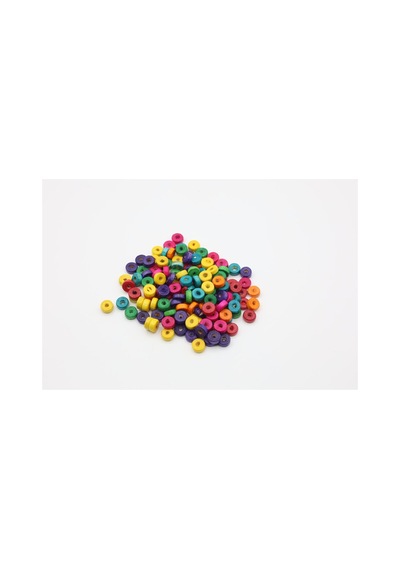 Ahşap Boncuk 8mm çok renkli 05658427