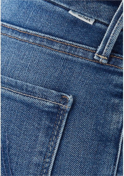 Mother Denim Yırtık Kenarlı Geniş Paça Kot Pantolon Çalış Hard Oyna Hard