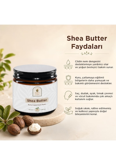 Shea Butter Yağı 100 Ml %100 Saf Diğer
