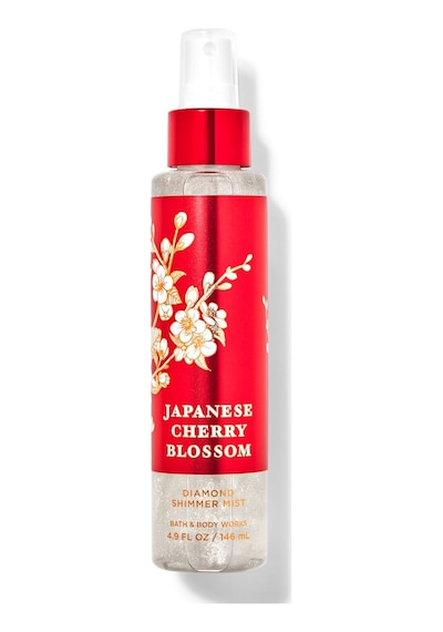 Bath & Body Works Japanese Cherry Blossom Işıltılı Vücut Spreyi 146 Ml