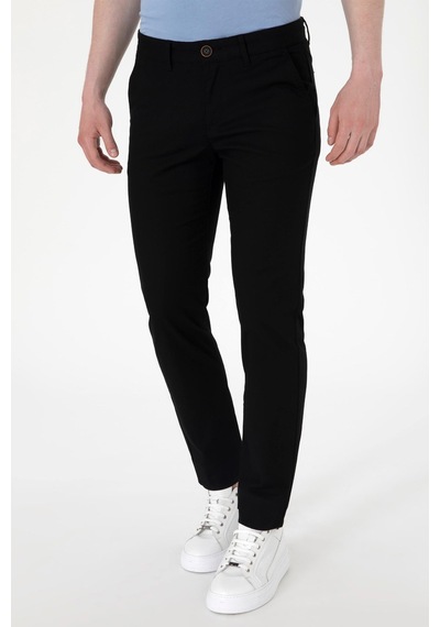 U.S. Polo Assn. Us. Polo Assn. Erkek Pantolon Siyah