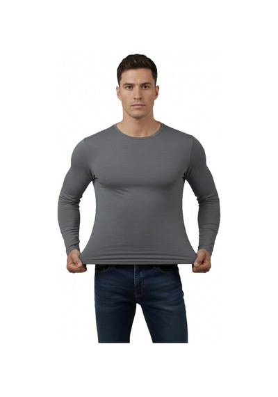 Deep Sea Deepsea Antrasit Dar Kalıp Likralı %90 Pamuk Erkek Sweatshirt Vücuda Oturan İnce Penye Sweat 2300423 Deep Sea Deepsea Antrasit Dar Kalıp Likralı %90 Pamuk Erkek Sweatshirt Vücuda Oturan İnce Penye Sweat 2300423