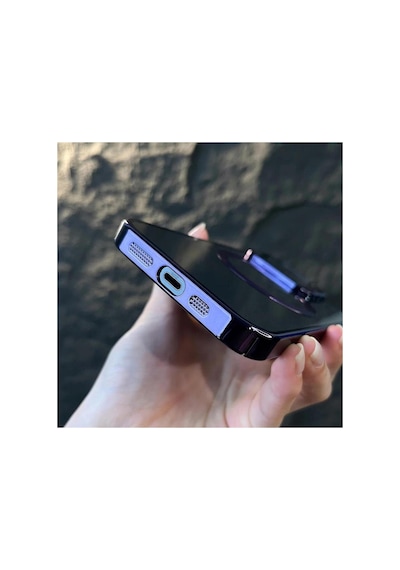 Apple iPhone Uyumlu 14 Pro Max Kılıf Kamera Açılır Stand Kamera Korumalı Bumper Pencere Magsafe Temassız Şarj Çok Renkli