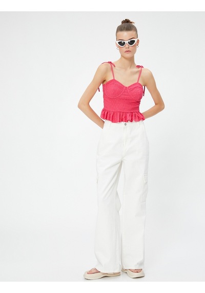 Koton Askılı Atlet Balenli Fırfır Detaylı İşlemeli Slim Fit Fuşya 3sal30125ık 3SAL30125IK303 Fuşya Koton Askılı Atlet Balenli Fırfır Detaylı İşlemeli Slim Fit Fuşya 3sal30125ık 3SAL30125IK303 Fuşya