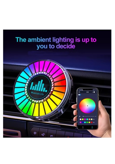 Sese Duyarlı Araçiçi Ve Masaüstü Kullanılabilen Ekolayzer Rgb