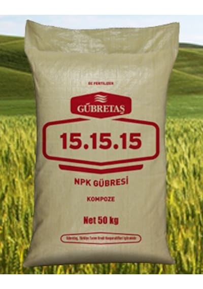 Gübretaş 15-15-15(Npk) Kompoze Taban Gübre 50 (KG)