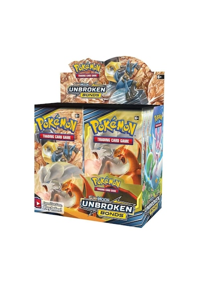 Pokemon Oyun Kartı Tcg Sun & Moon Unbroken Bonds Booster Pack - 1 Paket 10 Kart