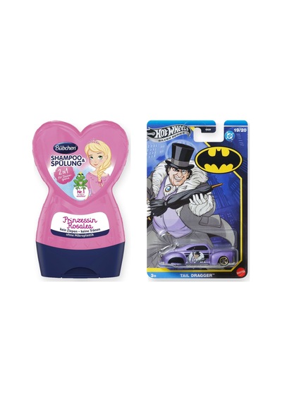 Oyuncak & Banyo Hediye Seti 2 Parça: Hot Wheels Hot Wheels Oyuncak + Bübchen Çocuk Şampuanı - Pembe