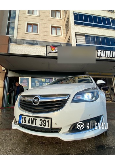 Kit Garaj Opel Insignia Makyajlı Ön Ek Plastik Boyasız