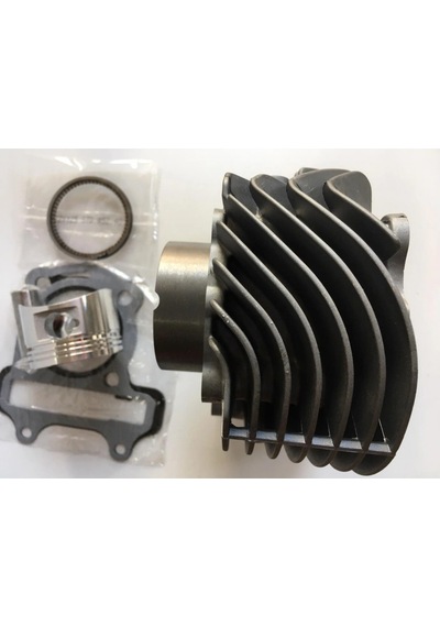 Honda Fizzy 125 Motosiklet Silindir Seti Oem Kalite Metalik Gri