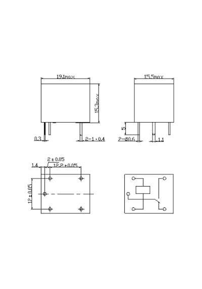 Songle 9v Minyon Spot Röle Srd-09vdc-sl-c