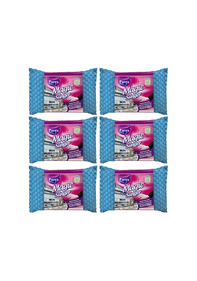 Magic Sünger 6 Lı Paket Mavi Renk
