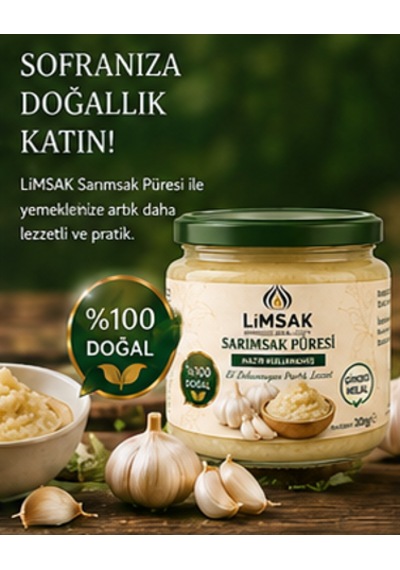 Limsak Katkısız Sarımsak Püresi 300 G
