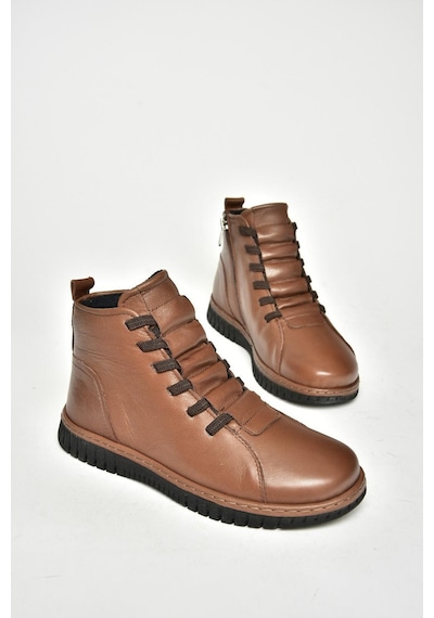 Fox Shoes T555366203 Kahverengi Hakiki Deri Comfort Ortopedik Taban Kadın Bot Kahverengi Fox Shoes T555366203 Kahverengi Hakiki Deri Comfort Ortopedik Taban Kadın Bot Kahverengi