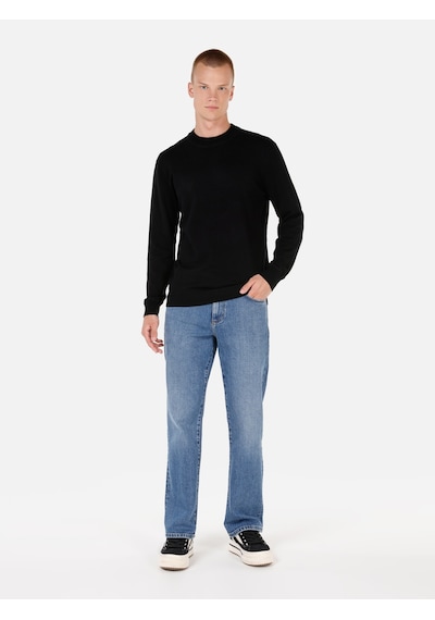 Colin's Colins Siyah Erkek Kazak Cl1070810 Q1.v1 Blk Siyah