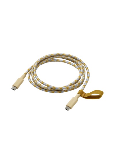 Usb-c - Usb-c Kablo, Bej-mavi, 1.5 M/100 W