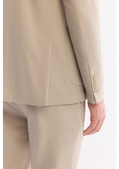Avva Erkek Bej Mono Yaka Torba Cepli Çift Yırtmaç Astarsız Bi-stretch Comfort Fit Ceket A61y4012 Avva Erkek Bej Mono Yaka Torba Cepli Çift Yırtmaç Astarsız Bi-stretch Comfort Fit Ceket A61y4012