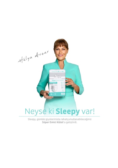 Sleepy Sensitive Antibakteriyel Emici Külot Small 30 Adet