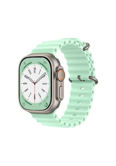 Zenviaat Newface Apple Watch Uyumlu38mm Ocean Kordon - Açık Yeşil Znv2027
