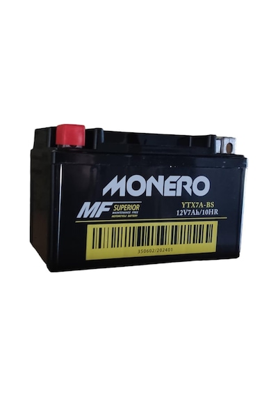 Monero 12v 7ah Alçak Akü Ytx7a
