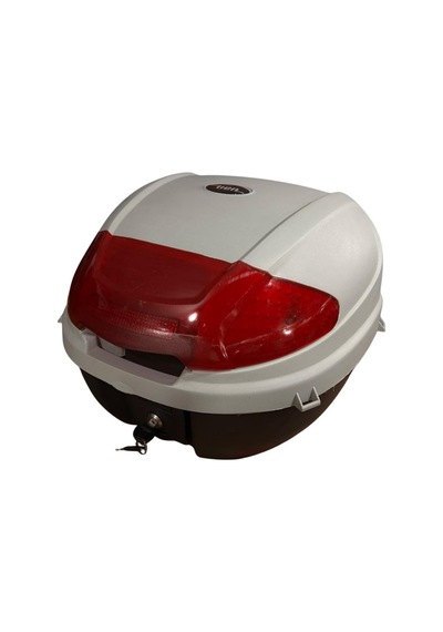 Motosiklet Arka Çanta 35 Lt Koyu Gri Sırt Dayamalı Diğer