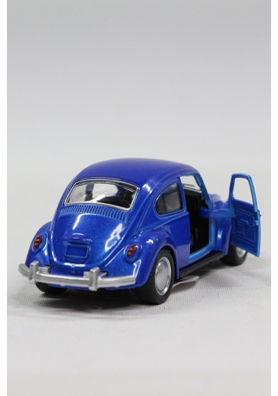 Toyaş Vosvos Beetle Çek Bırak Metal Oyuncak Araba 12 cm Mavi