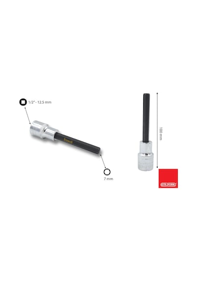 Ceta Form 7 Mm Uzun Tip 1/2 Lokmalı Allen C28s-h07l