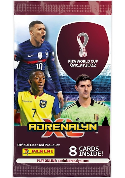 Dünya Kupası Panini Fıfa 2022 Adrenalyn Xl Qatar World Cup Trading Kartı 50 Paket 400 Kart