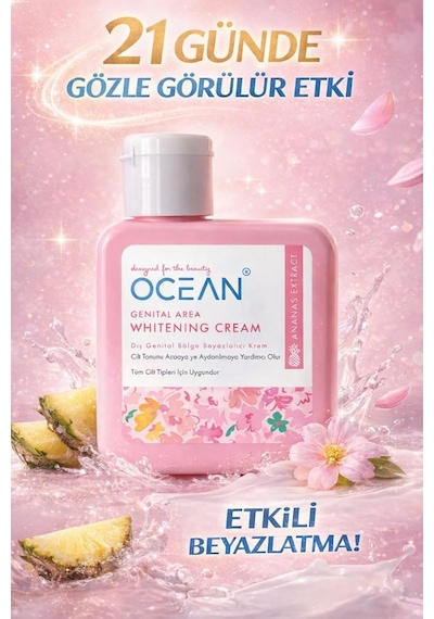 Ocean Dış Genital Bölge Beyazlatıcı Krem 120 ML
